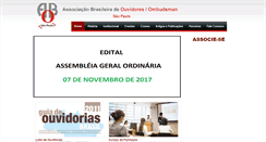 Desktop Screenshot of abosaopaulo.org.br